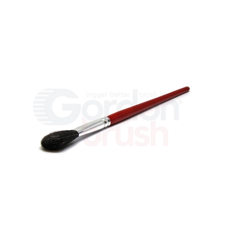 GORDON BRUSH Size 1/2" Dome Duster – Goat Hair Bristle, Wood Handle 0662-00050